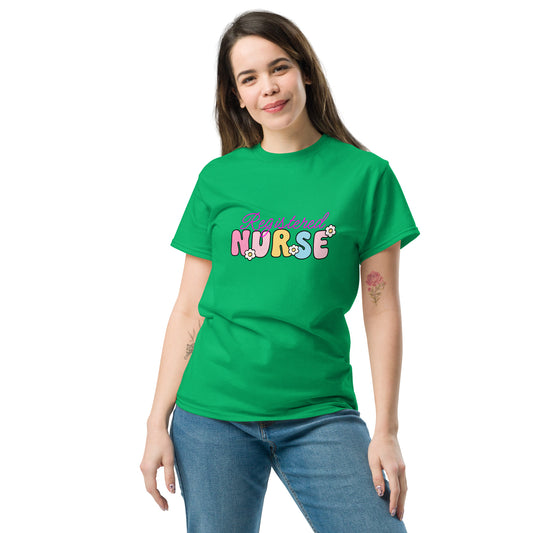 Unisex classic tee "Registered Nurse" Graphic