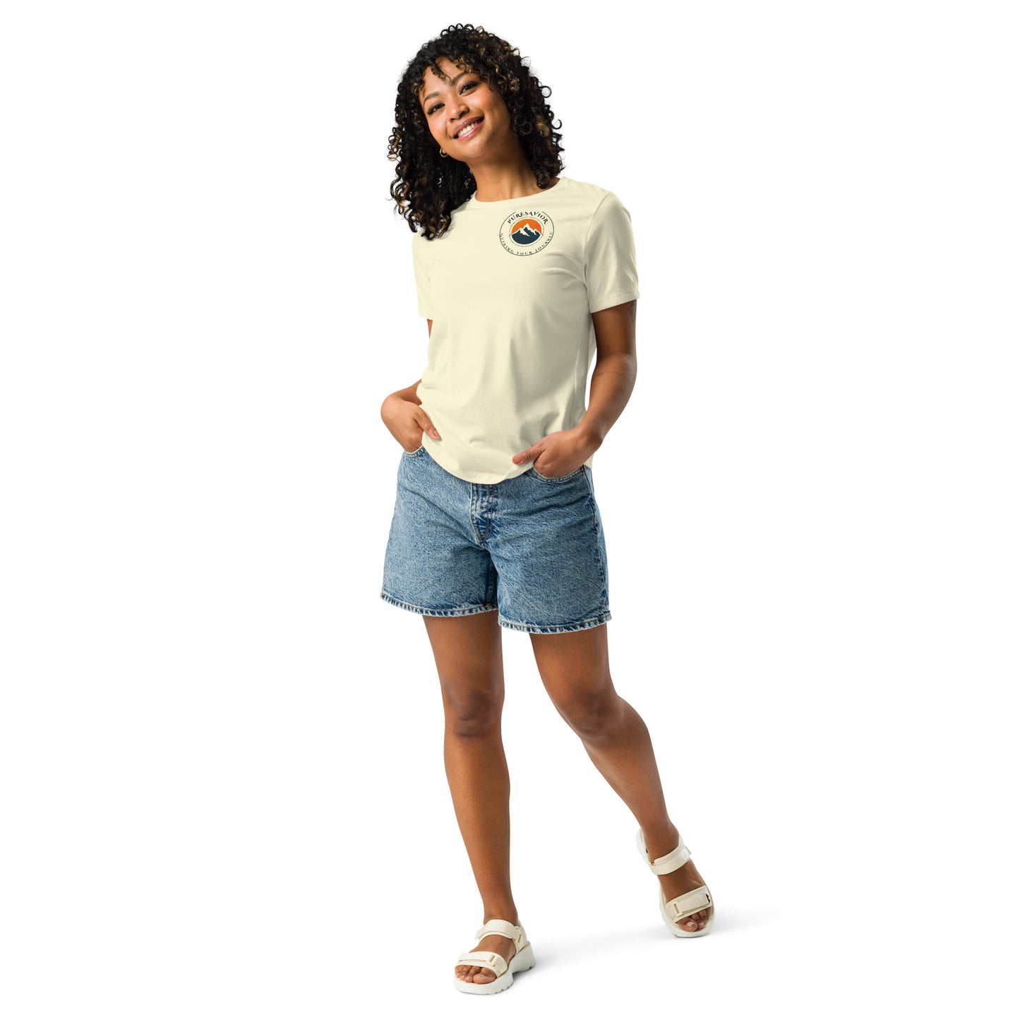 Women's Relaxed T-Shirt crew neck short sleeve tee