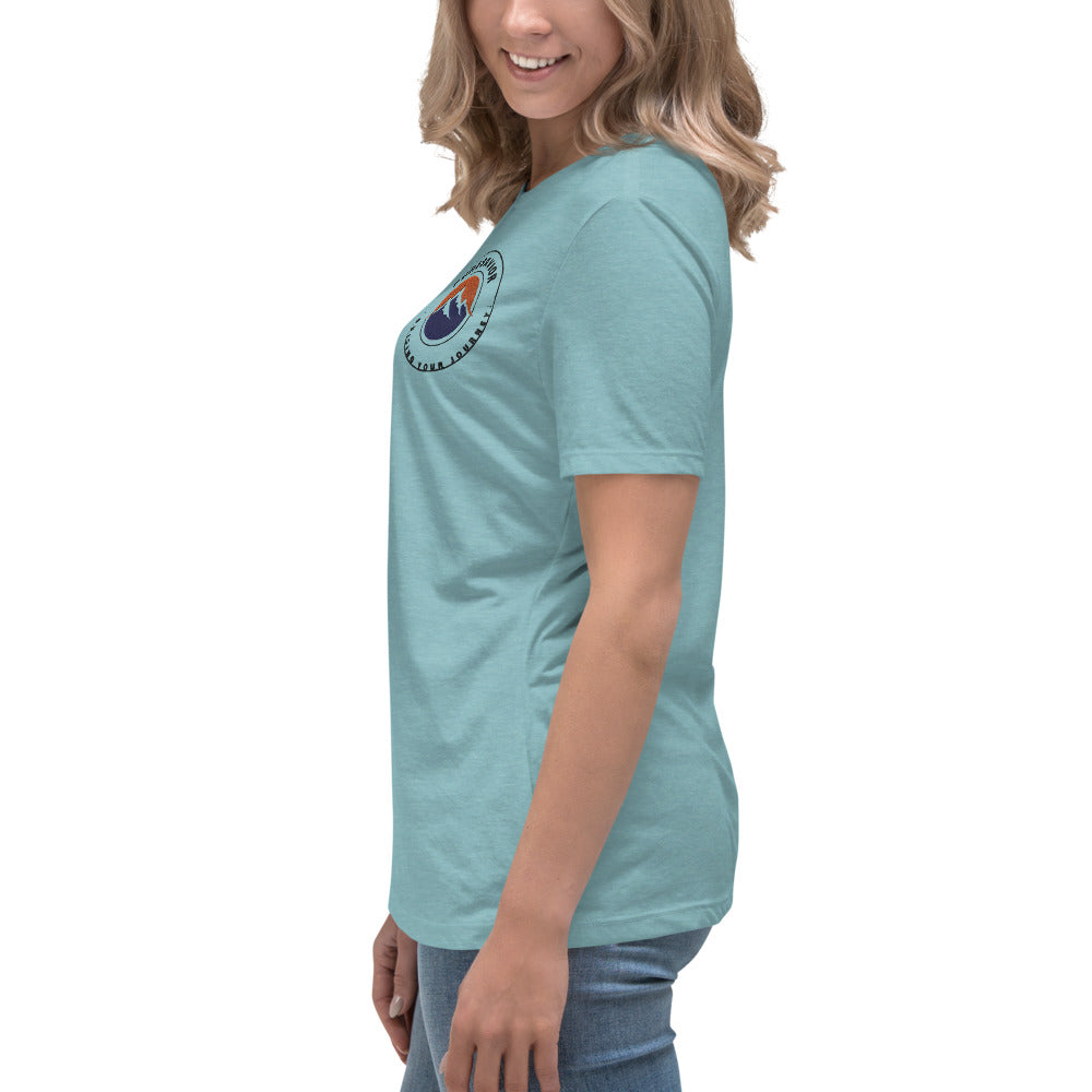 PureSavior Embroidery Women's Relaxed T-Shirt crew neck short sleeve tee
