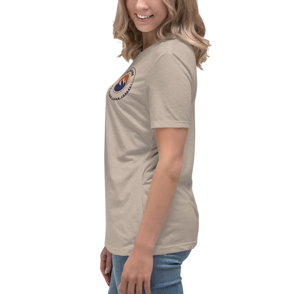 PureSavior Embroidery Women's Relaxed T-Shirt crew neck short sleeve tee