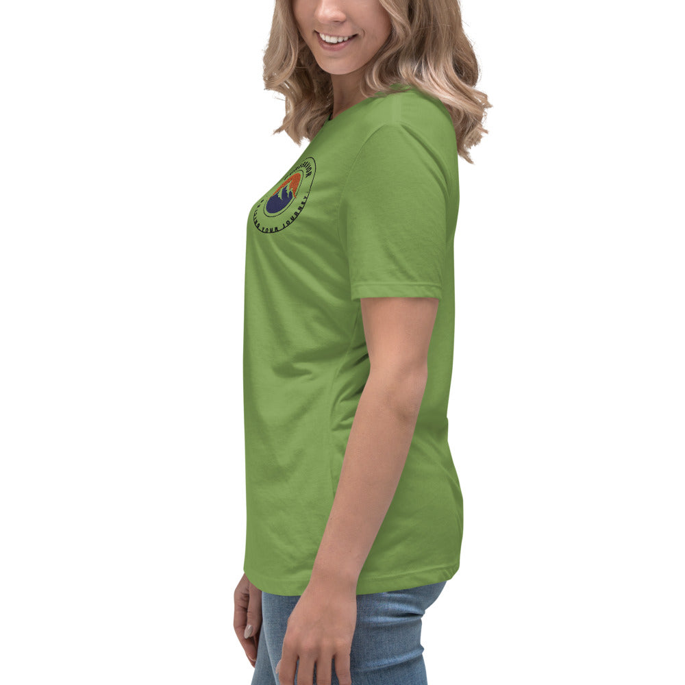 PureSavior Embroidery Women's Relaxed T-Shirt crew neck short sleeve tee