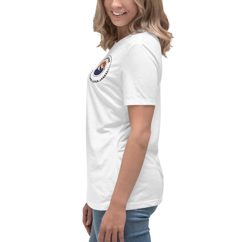 PureSavior Embroidery Women's Relaxed T-Shirt crew neck short sleeve tee